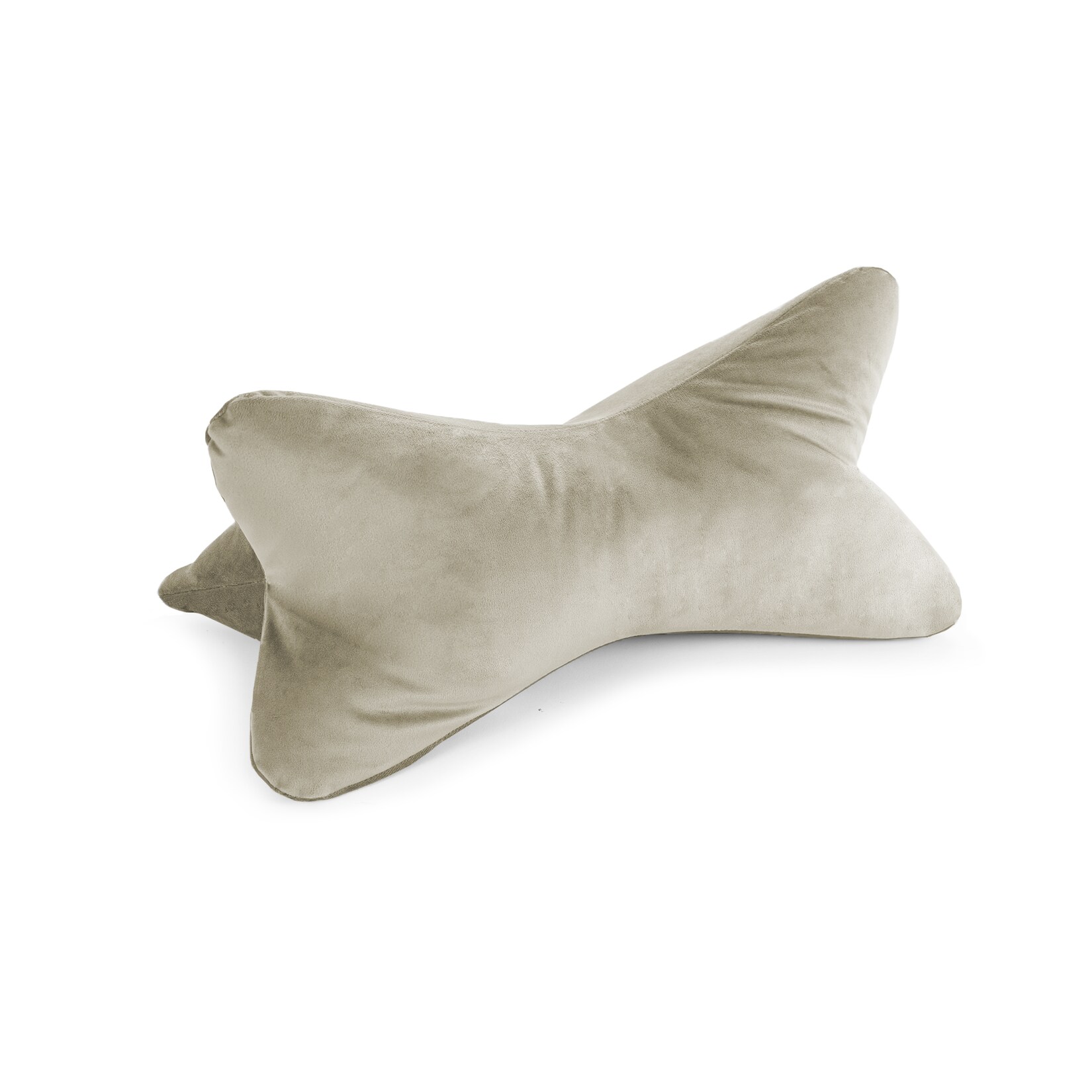 Leseknochen Cozy Samt beige