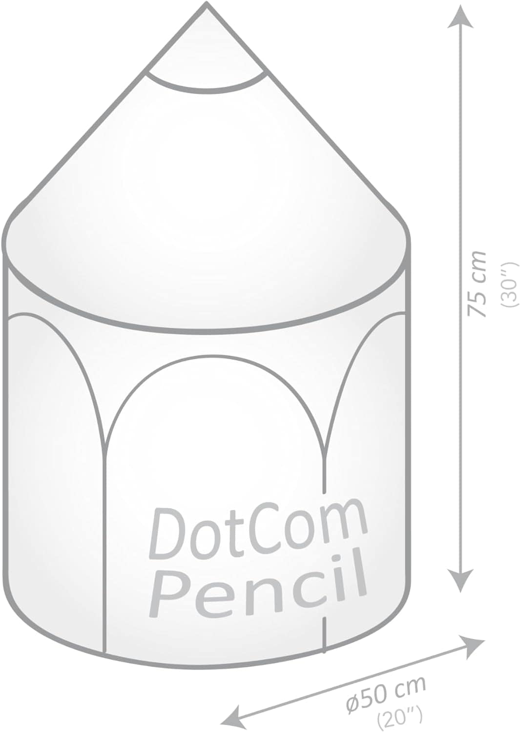 DotCom PENCIL Sitzhocker in Stiftform Pink 