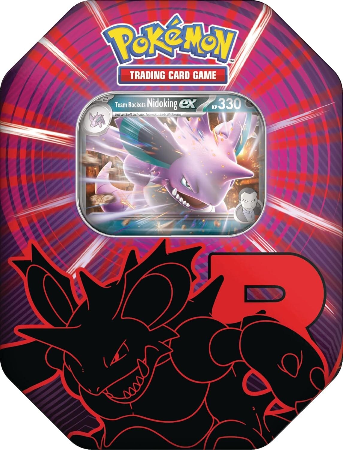 Pokémon Pokémon Team Rocket: Nidoking ex Tin Box