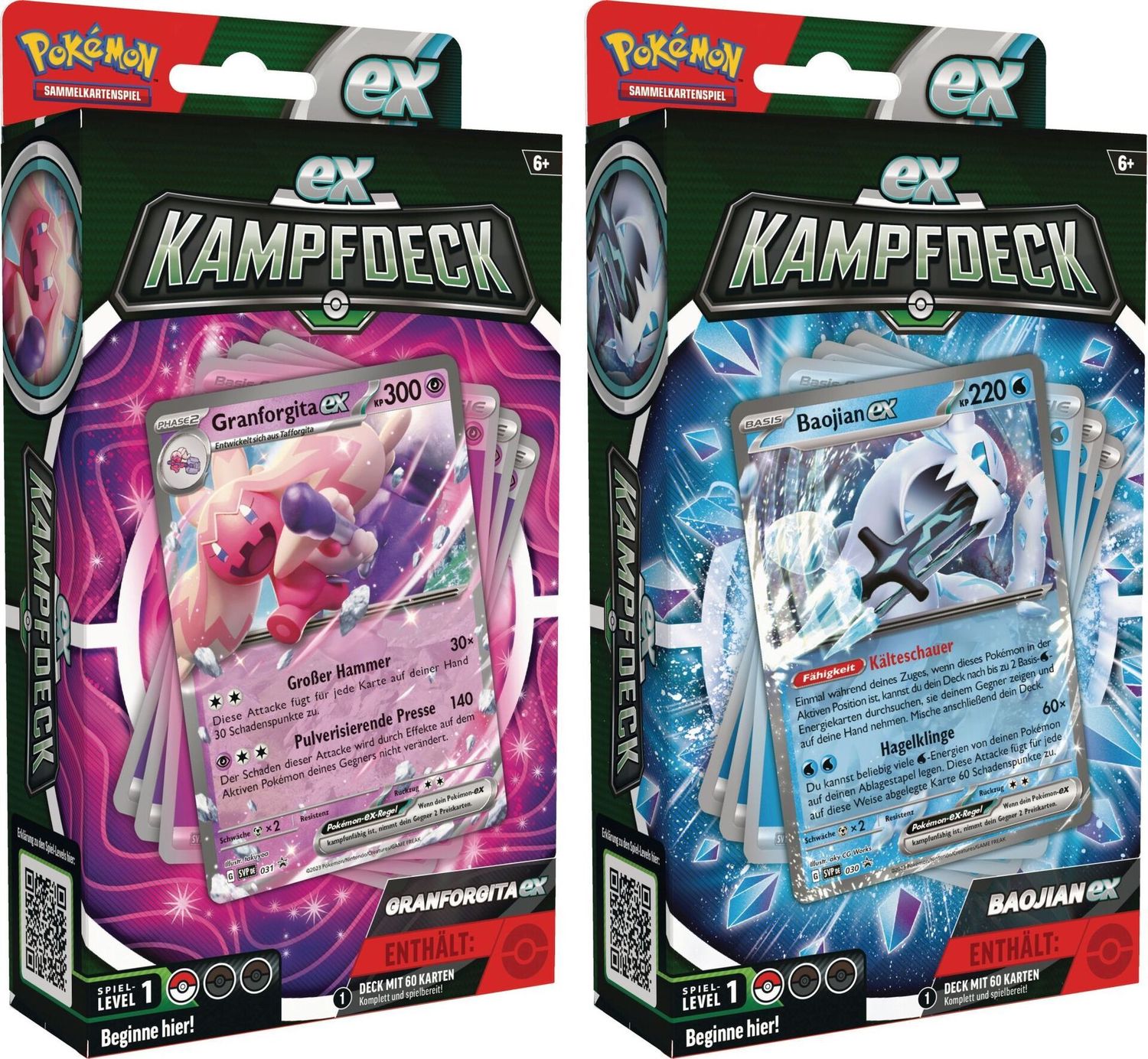 Pok&eacute;mon Pok&eacute;mon Kampfdeck Baojian-ex oder Granforgita-ex 