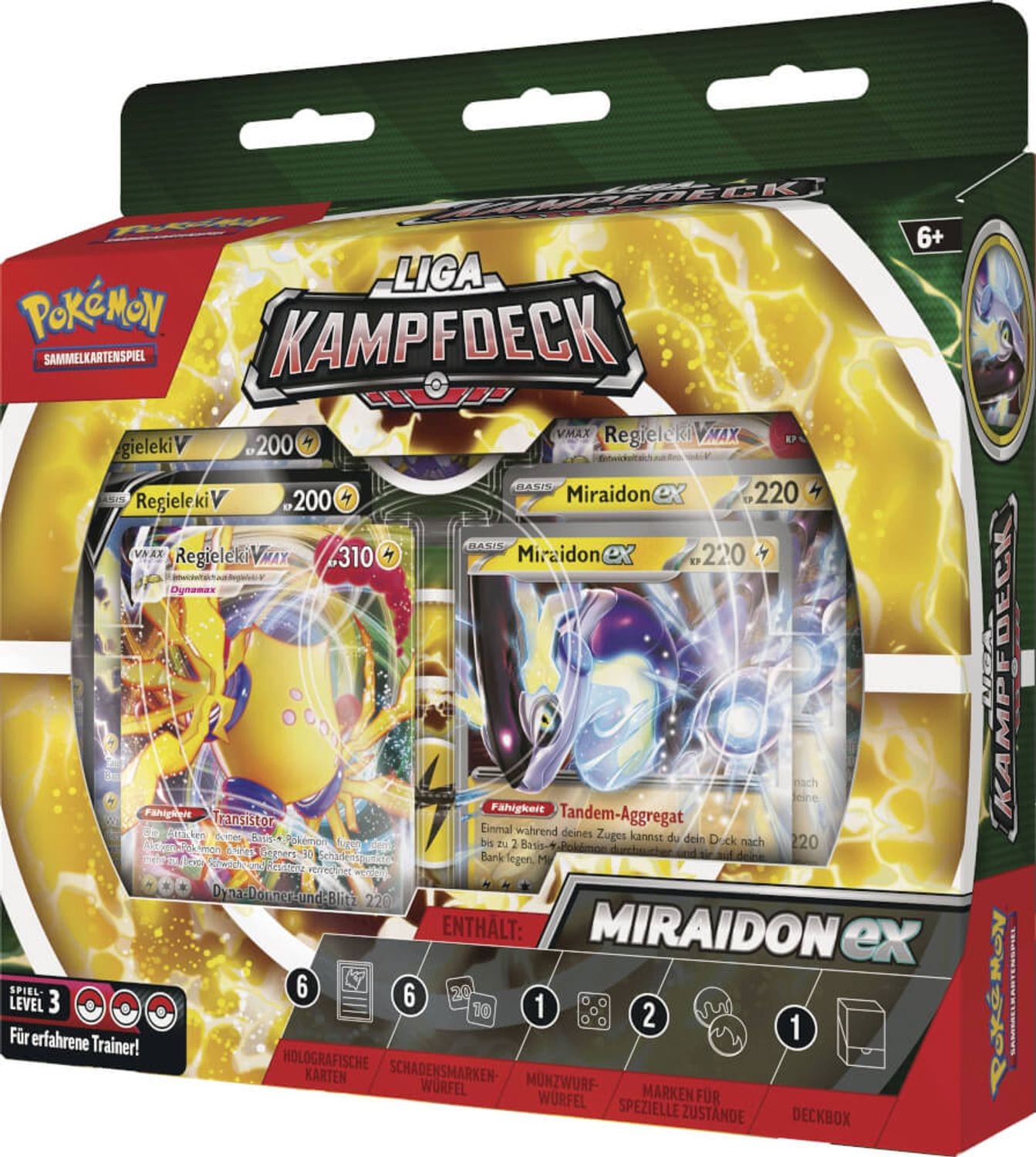 Pok&eacute;mon Pok&eacute;mon Sammelkarten Liga Kampfdeck Miraidon EX 