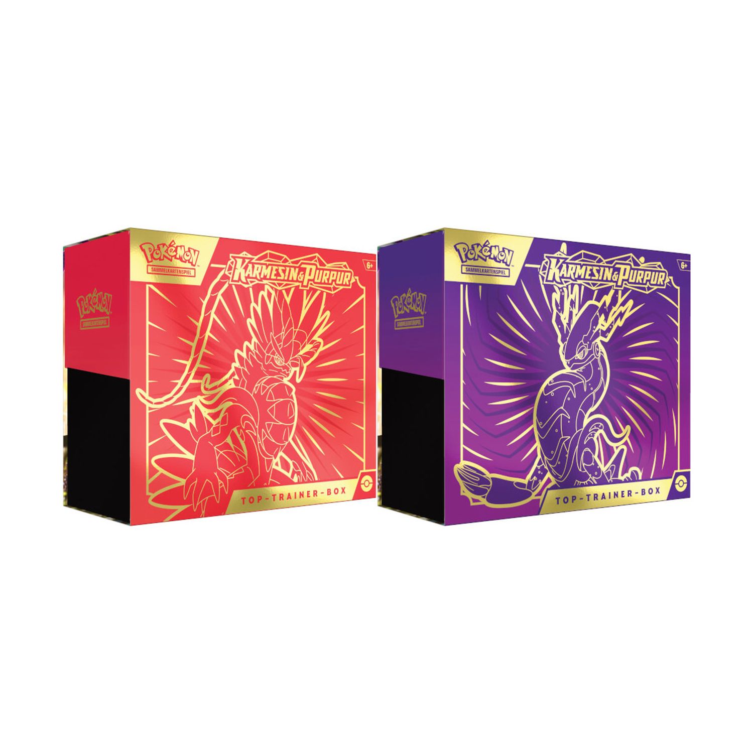 Pok&eacute;mon Pok&eacute;mon Top-Trainer-Box Karmesin & Purpur Koraidon oder Miraidon 1 St. sortiert 