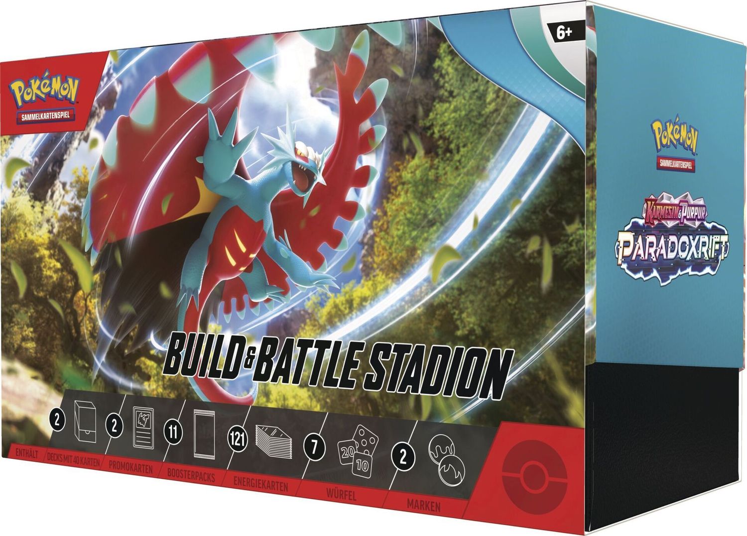 Pok&eacute;mon Pok&eacute;mon Build & Battle Stadion Karmesin & Purpur Paradoxrift 