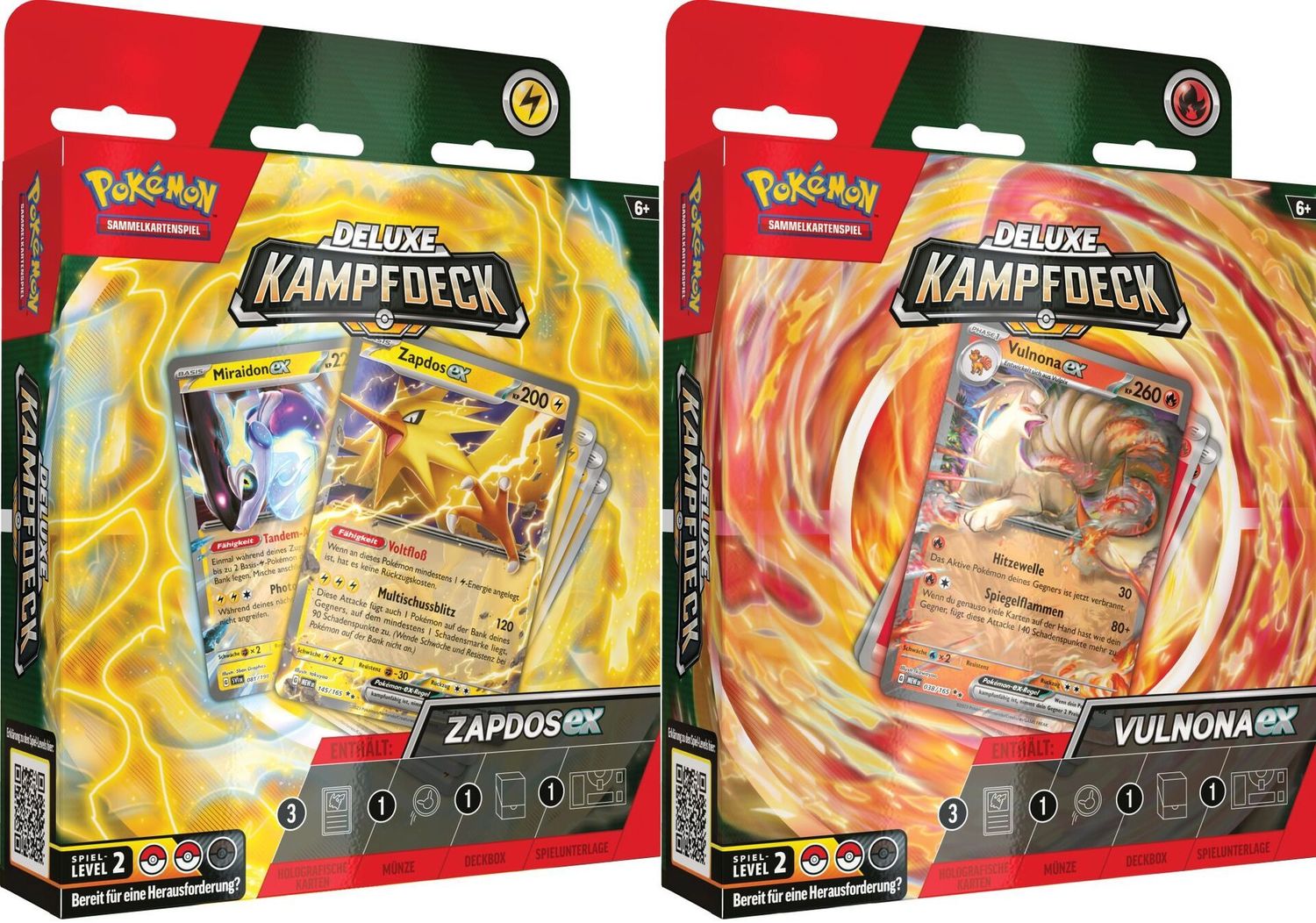 Pok&eacute;mon Pok&eacute;mon Deluxe-Kampfdeck Vulnona-ex oder  Zapdos 