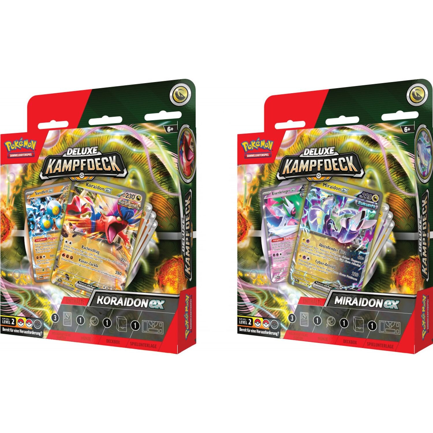 Pokémon Pokémon Deluxe-Kampfdeck Miraidon-ex oder Koraidon-ex