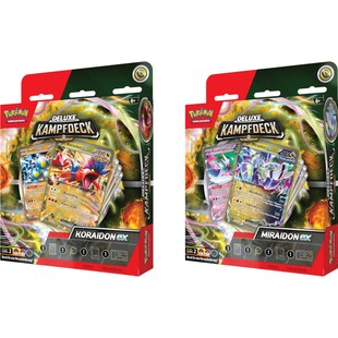 Pokémon Pokémon Deluxe-Kampfdeck Miraidon-ex oder Koraidon-ex 