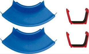 AquaPlay 2 gebogene Kanalstück mit Kupplung 