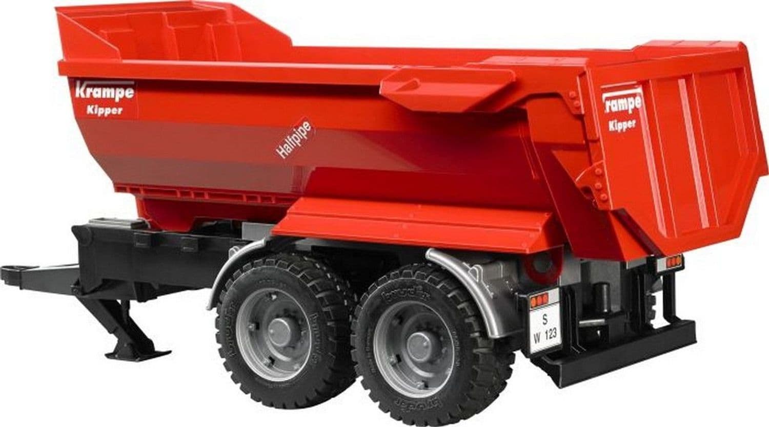 Bruder bruder 02225 Krampe  Tandem-Halfpipe-Kippanh&auml;nger 