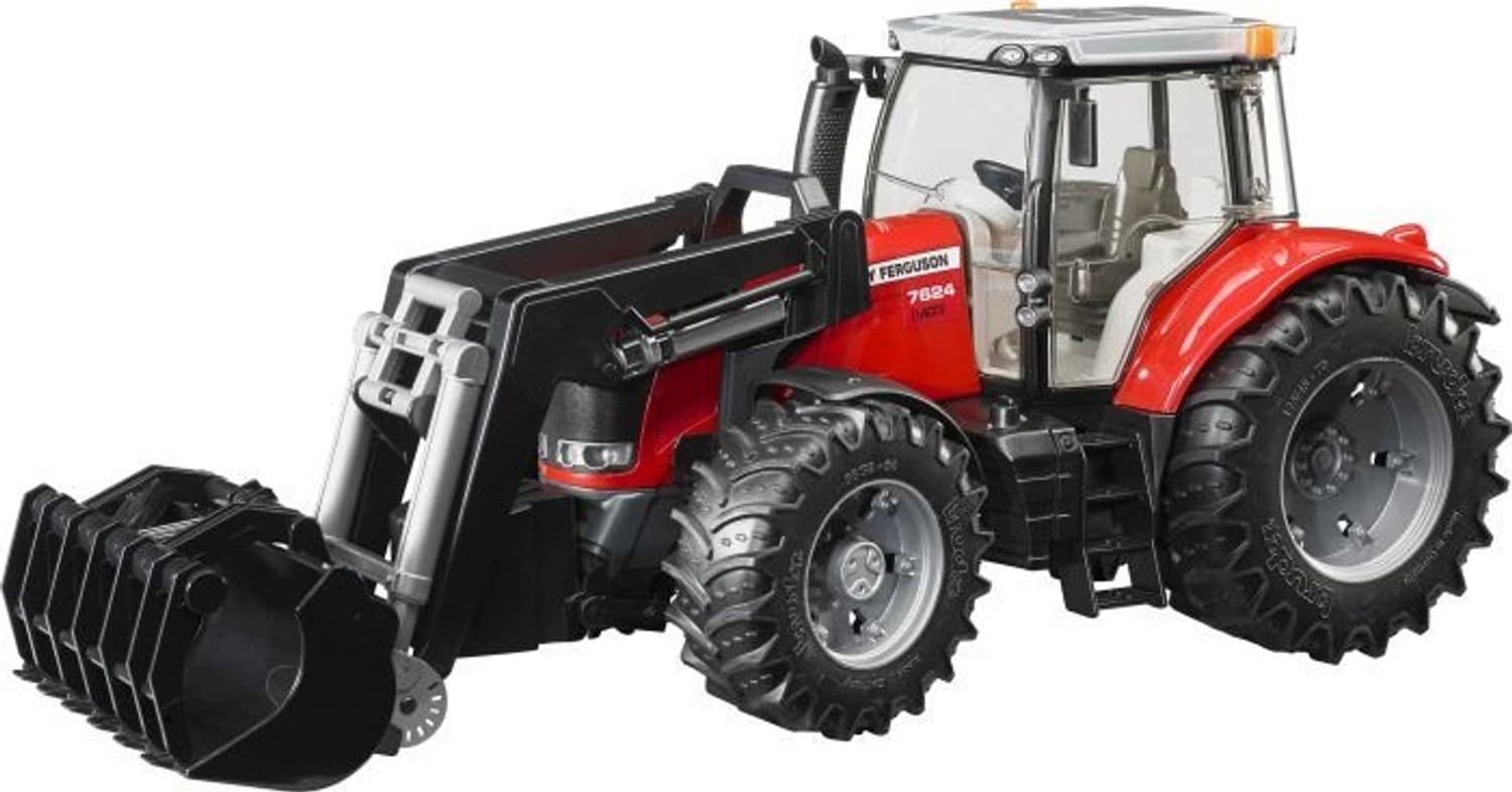 Bruder bruder 03047 Massey Ferguson 7624 mit Frontlader 