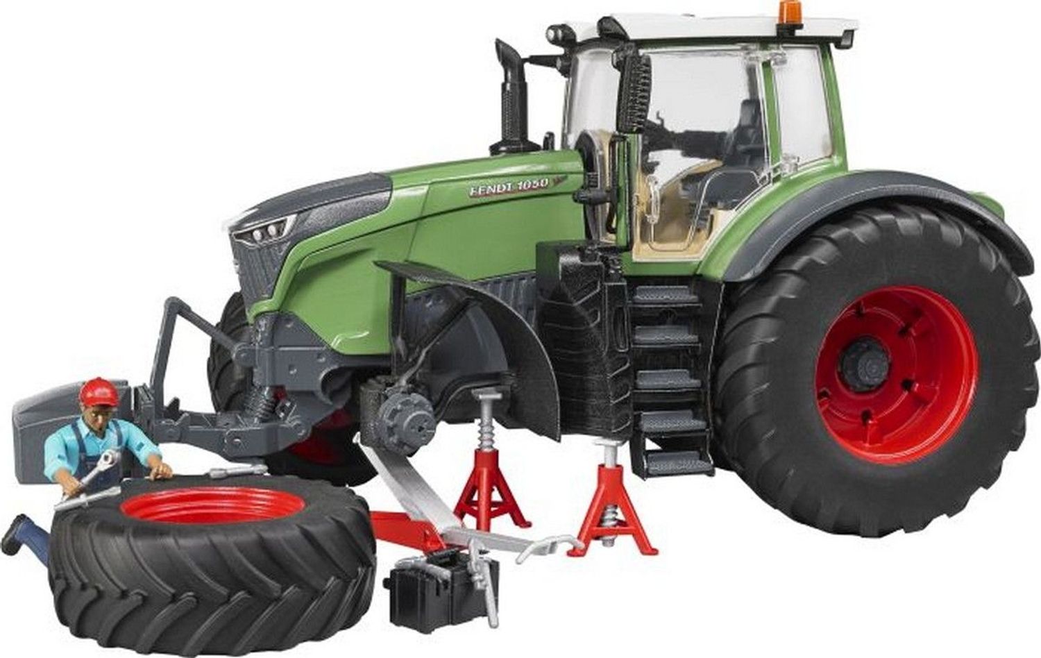 Bruder bruder 04041 Fendt 1050 Vario mit Mechaniker und Werkstattausstattung 