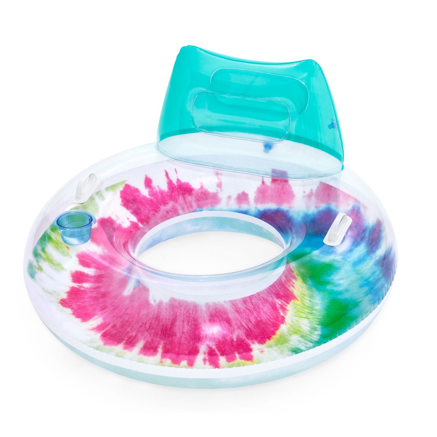 Bestway® Schwimmring Tie Dye mit Kopfstütze  Ø 106 x 61 cm