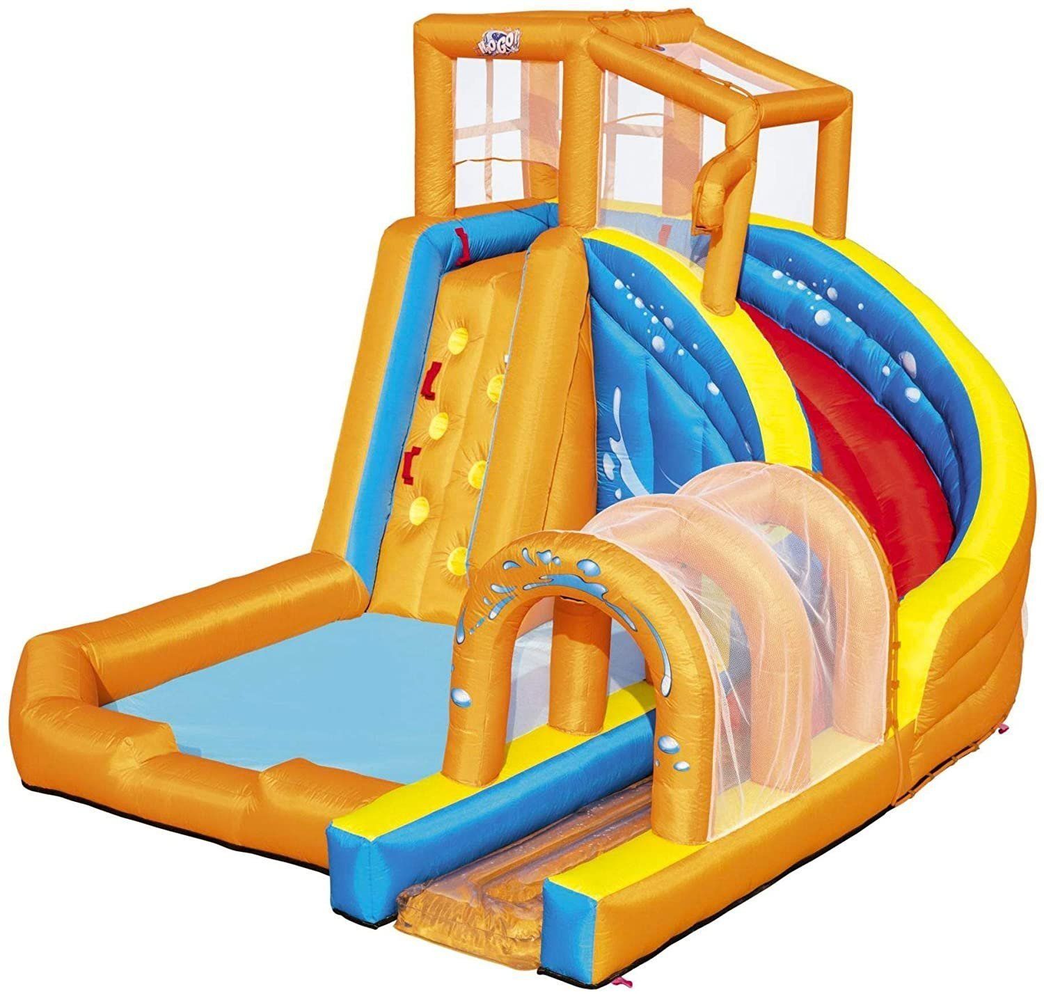 Bestway H2OGO Hurricane Tunnel Blast XXL Wasserpark mit Dauergebl&auml;se 