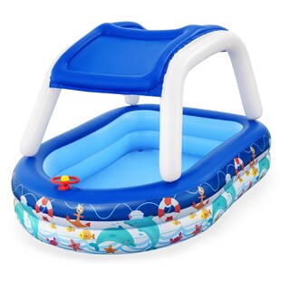 Bestway Family Pool mit Sonnenschutzdach Sea Captain™ 