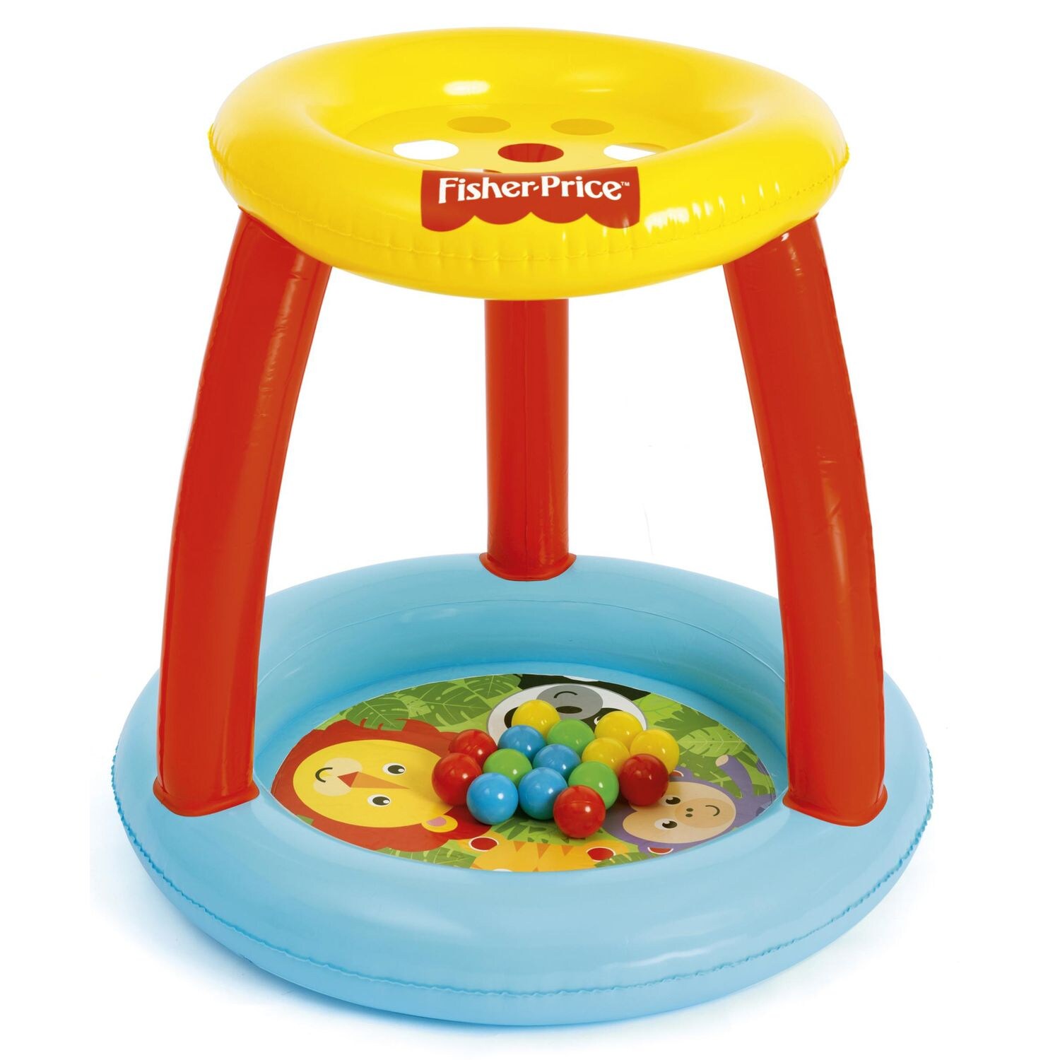 Bestway® Fisher-Price® Bällebad Tierfreunde Ø 89 x 84 cm