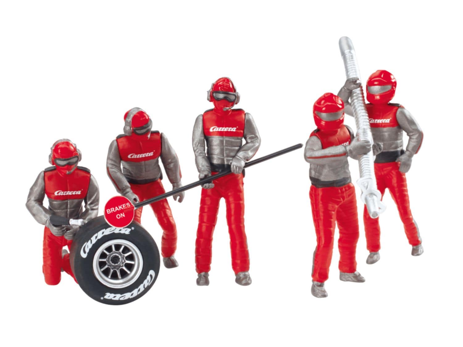 CARRERA DIVERSE - Figurensatz Mechaniker, Carrera Crew rot 
