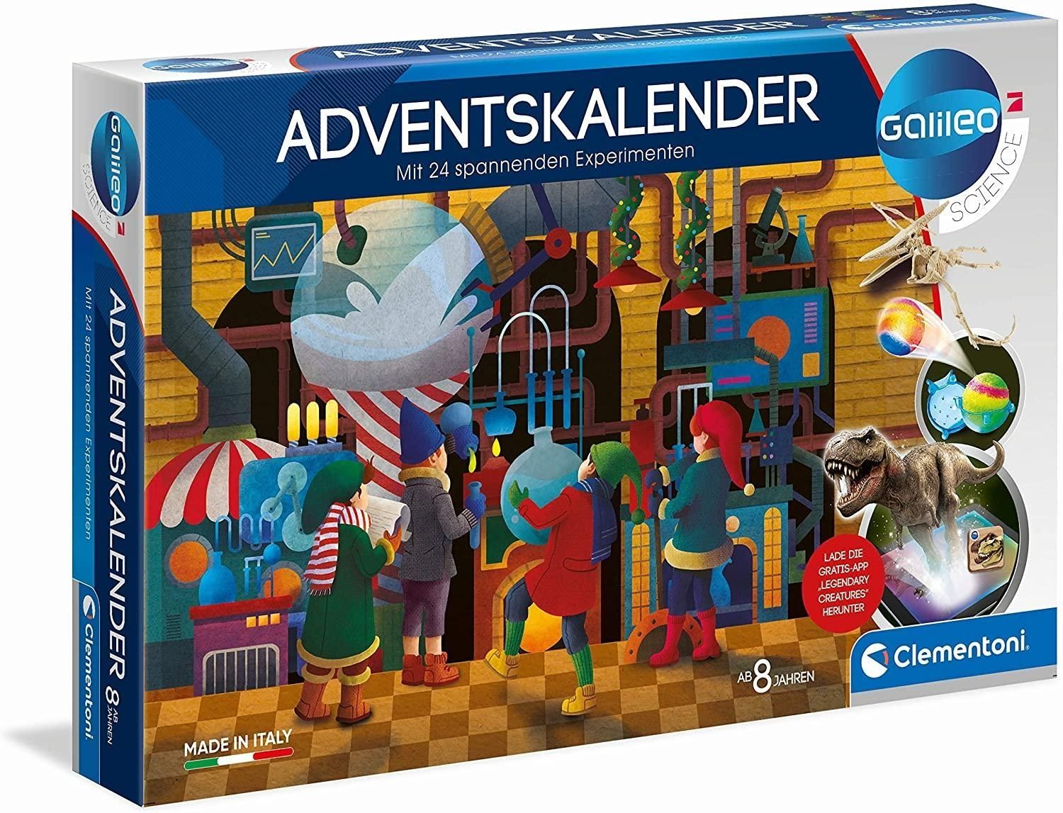 Clementoni Clementoni Galileo Science Kalender - Adventskalender f&uuml;r Kinder ab 8 Jahren 