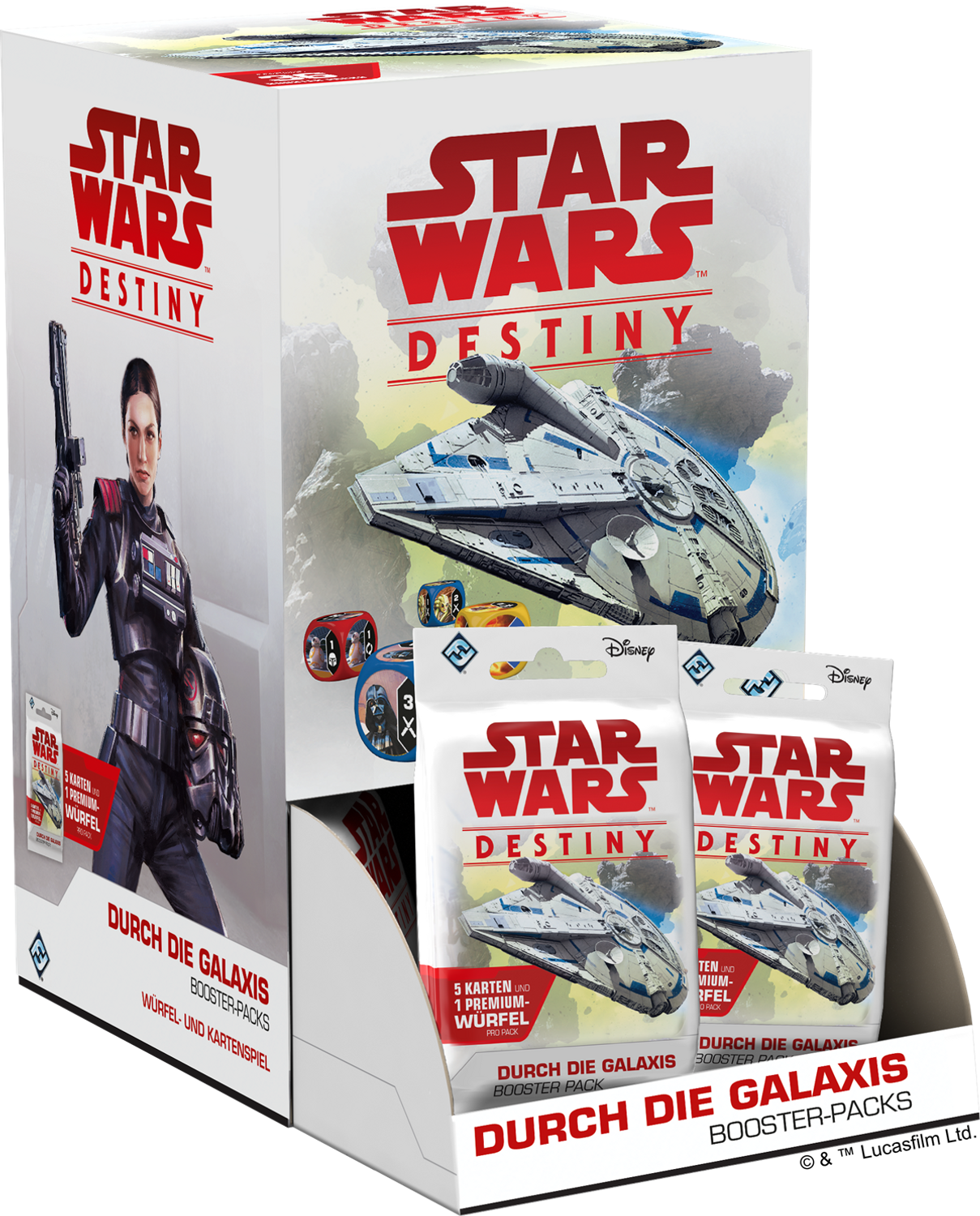 Fantasy Flight Games Star Wars Destiny Durch die Galaxis Booster-Pack 1 St. 
