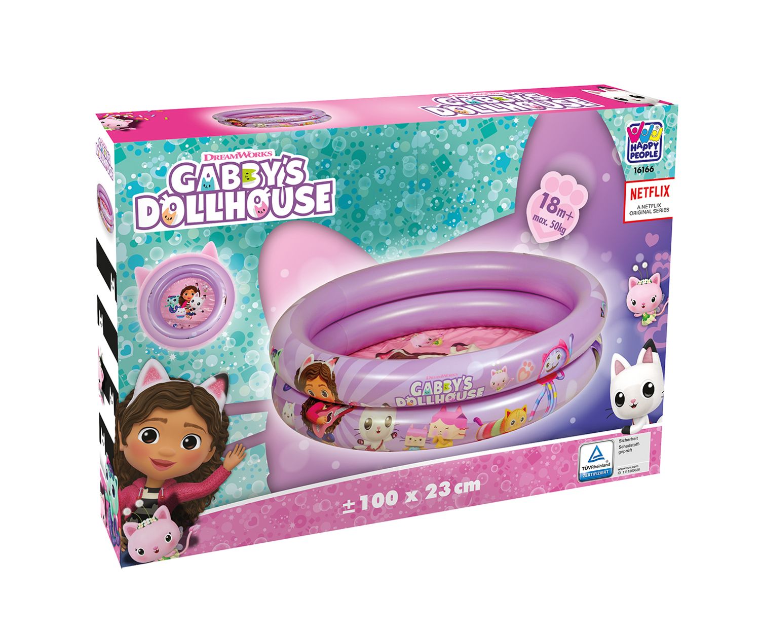 Wehncke Gabby's Dollhouse 2-Ring-Pool 