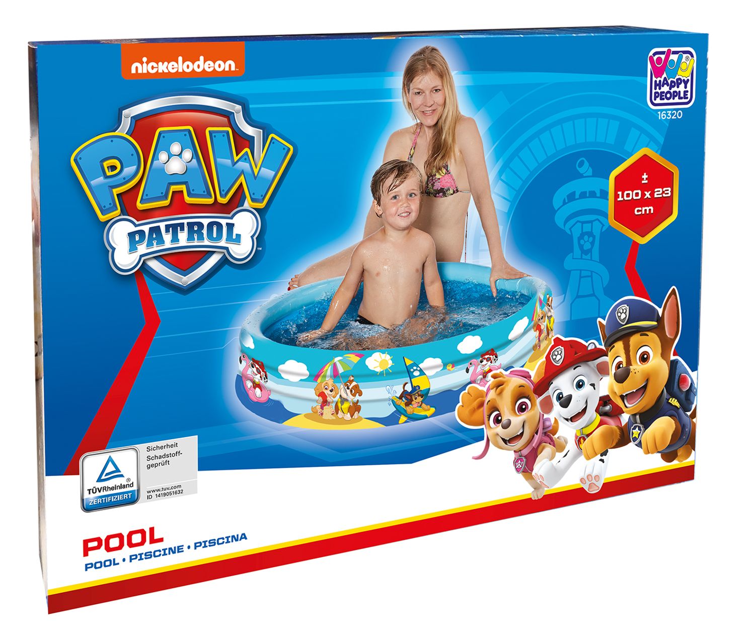 Wehncke Paw Patrol 3-Ring-Pool 