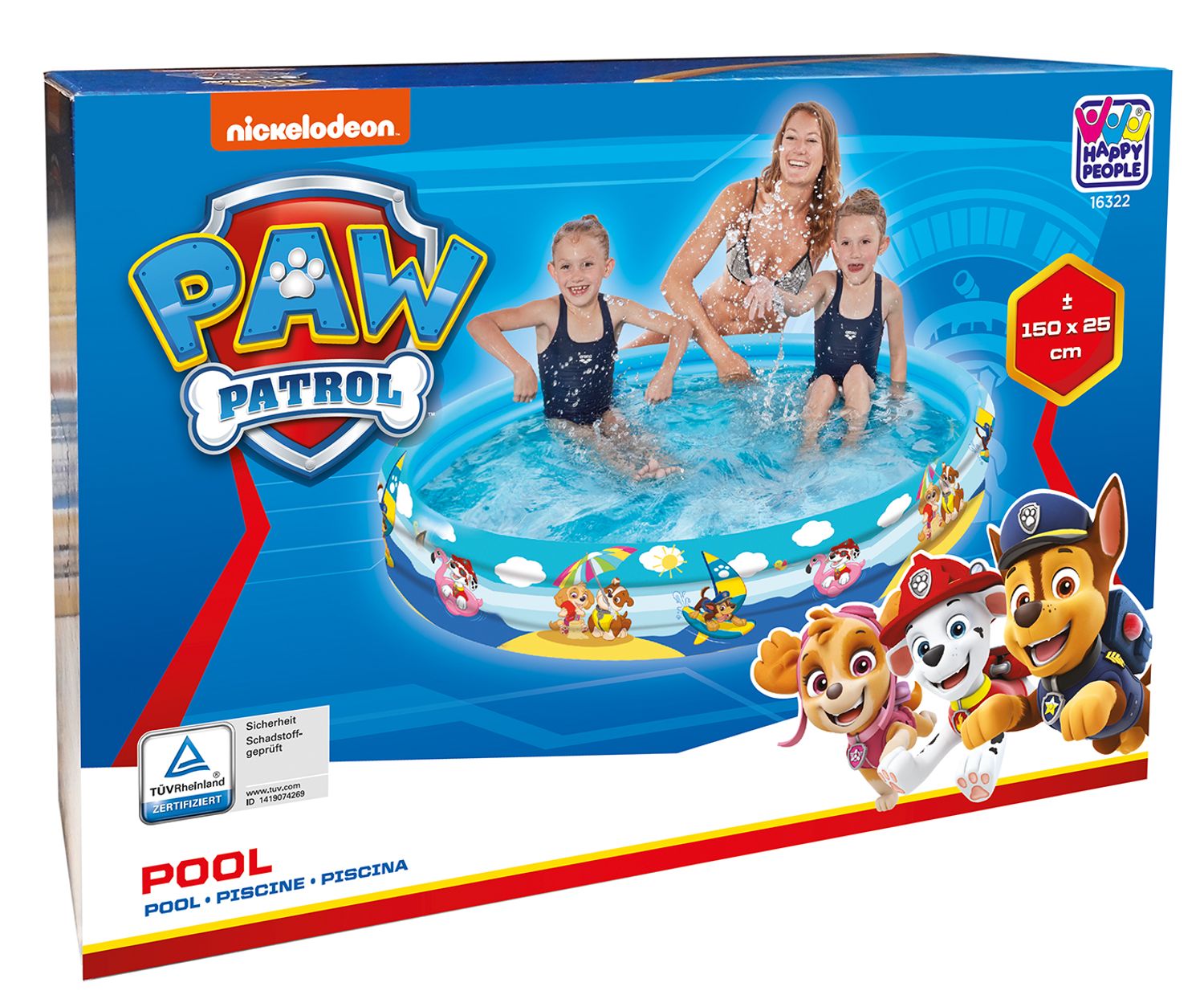 Wehncke Paw Patrol 3-Ring-Pool 