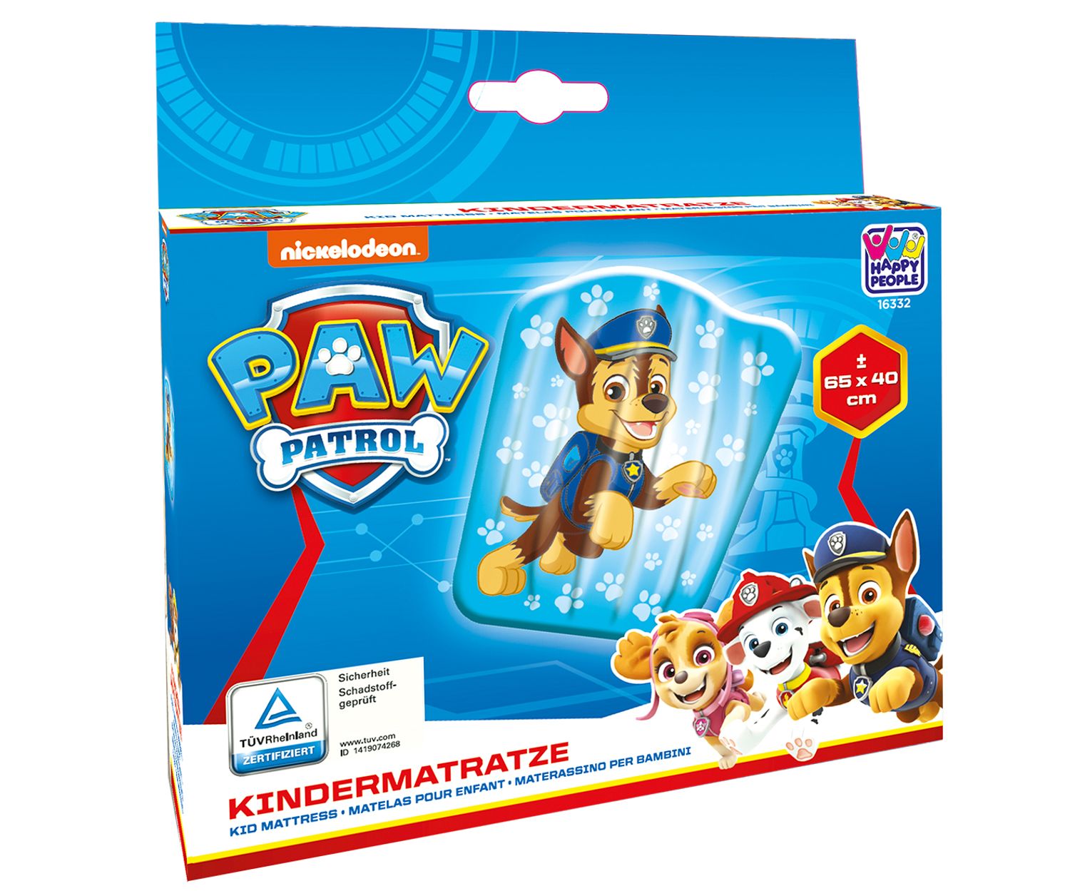 Wehncke Paw Patrol Kindermatratze Chase 