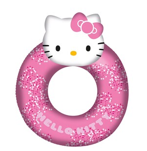 Wehncke Hello Kitty großer Schwimmring gefüllt mit Glitzer 