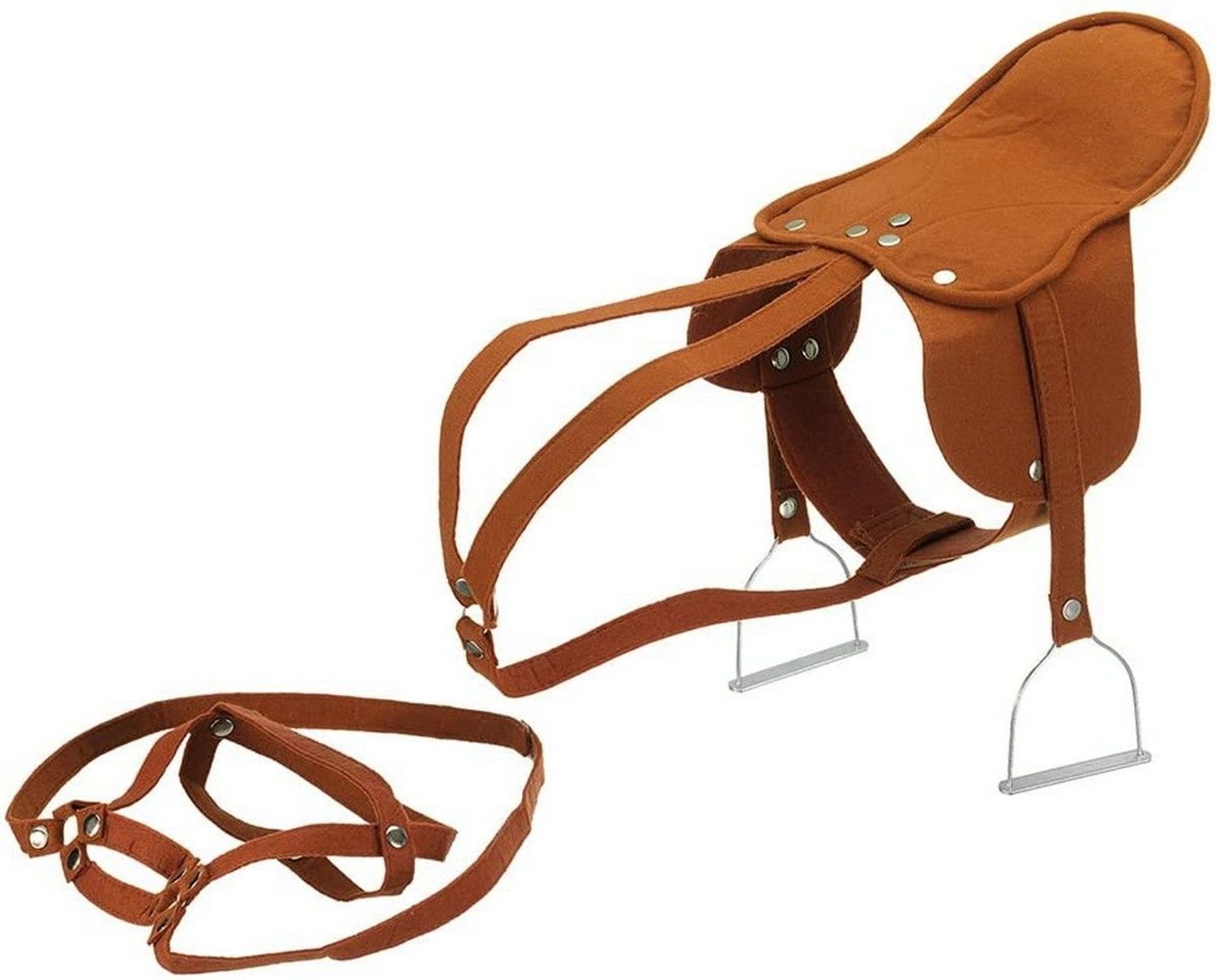 Happy People Sattel & Trense braun f&uuml;r Reitpferde 