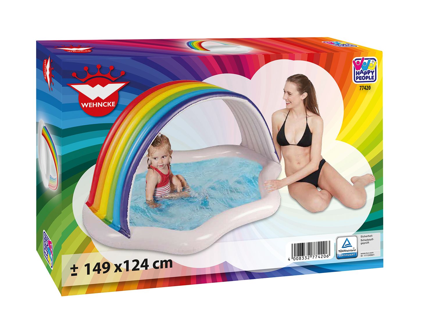 Wehncke Pool mit Sonnendach 