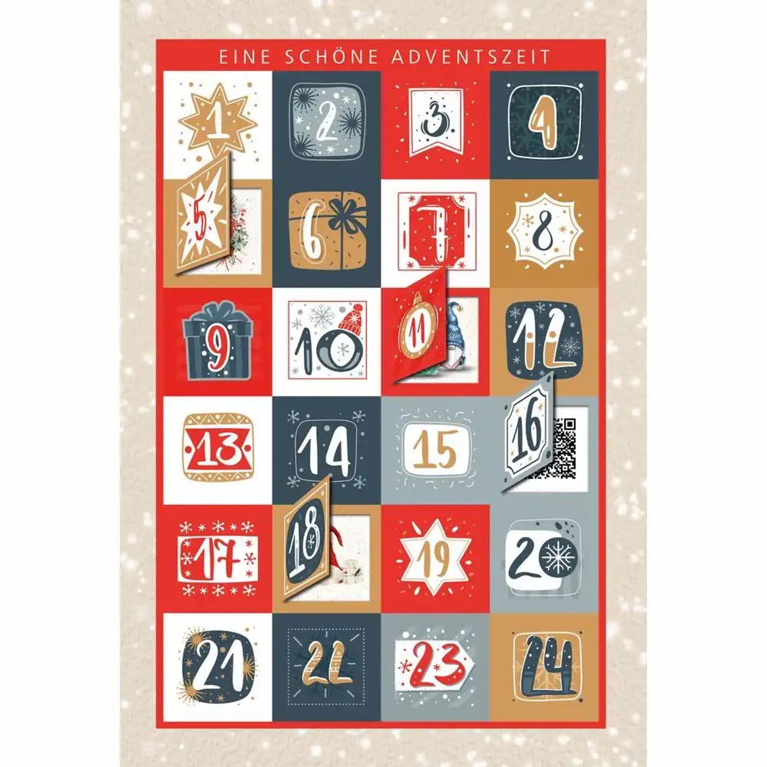 Idena Eine sch&ouml;ne Adventszeit Adventskalender 