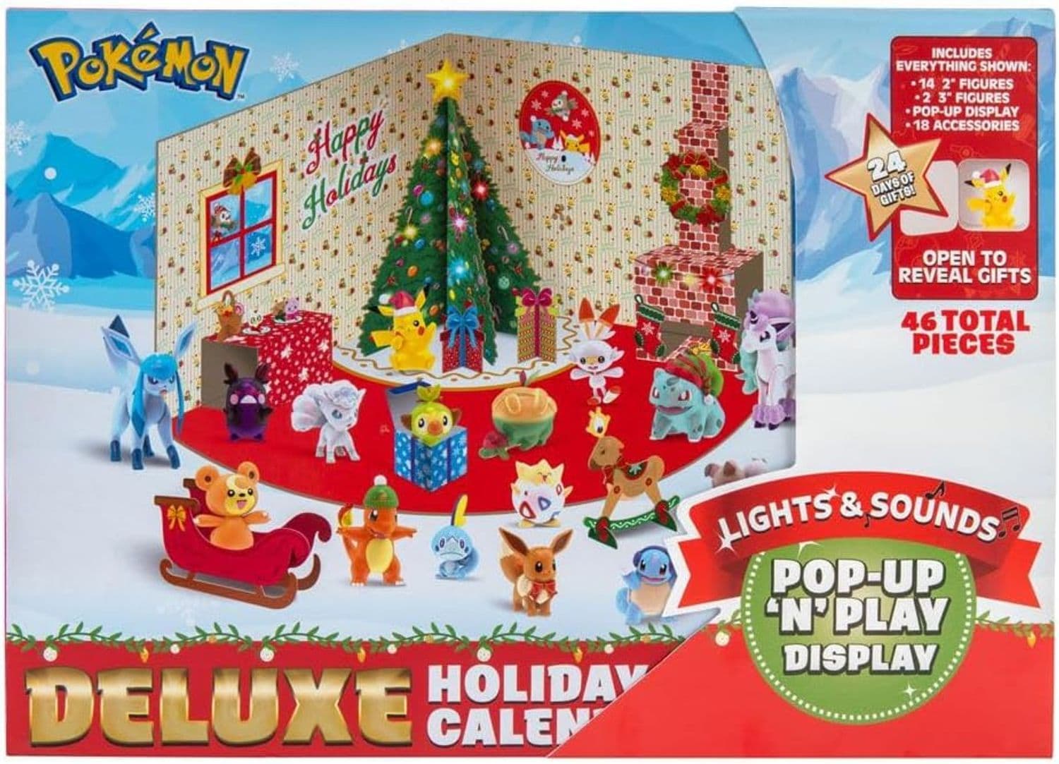 Jazwares Pok&eacute;mon Holiday de Luxe Adventskalender 