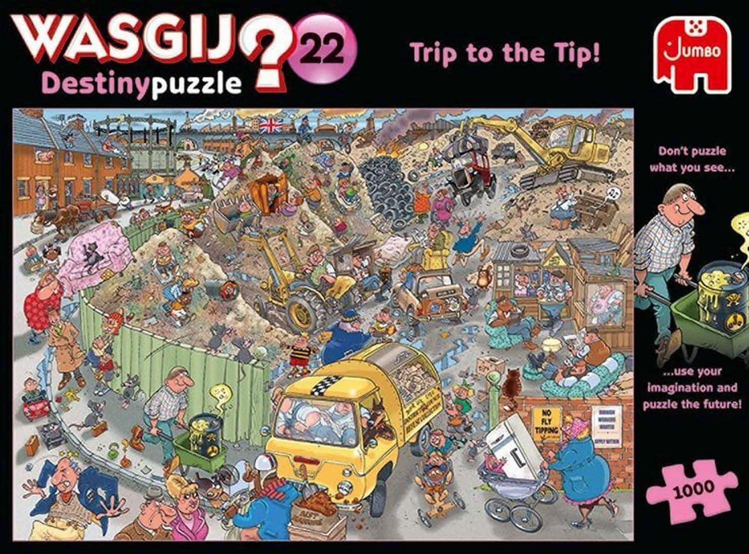 Jumbo Wasgij 1000 Teile Puzzle Entsorgen ohne Sorgen? 