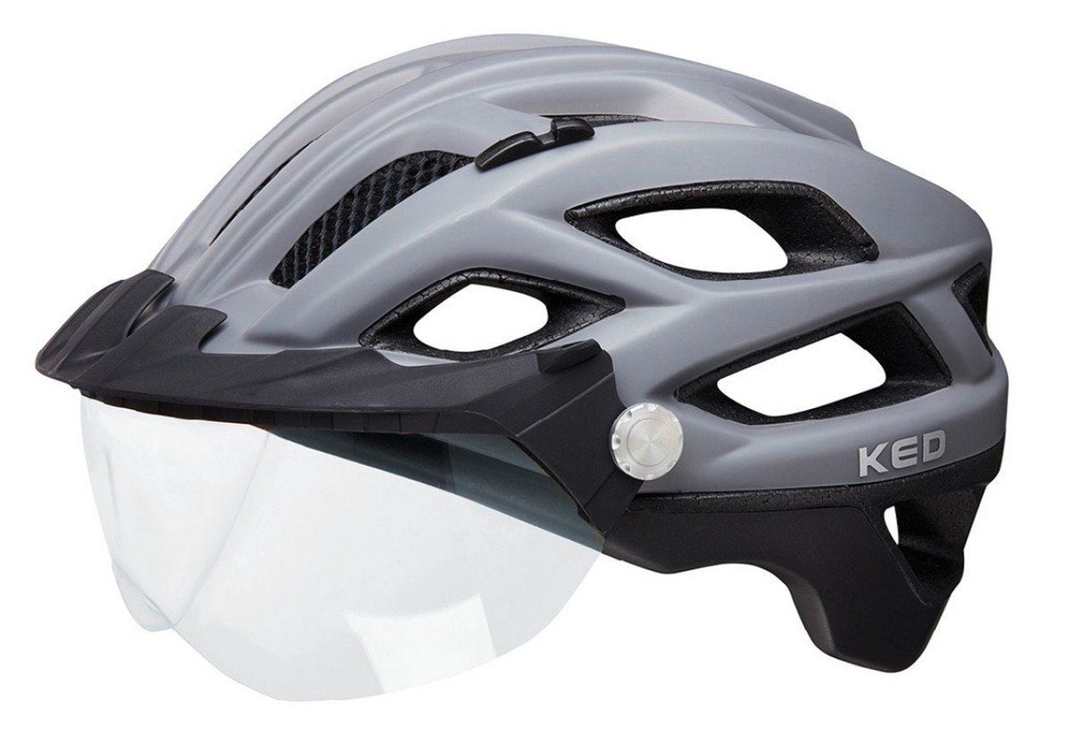 KED Covis Lite M grey black matt 52-58 cm 