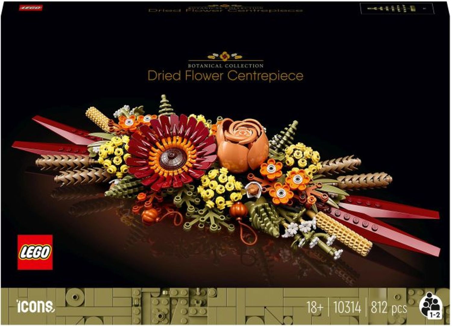 LEGO&reg; Icons Trockenblumengesteck 