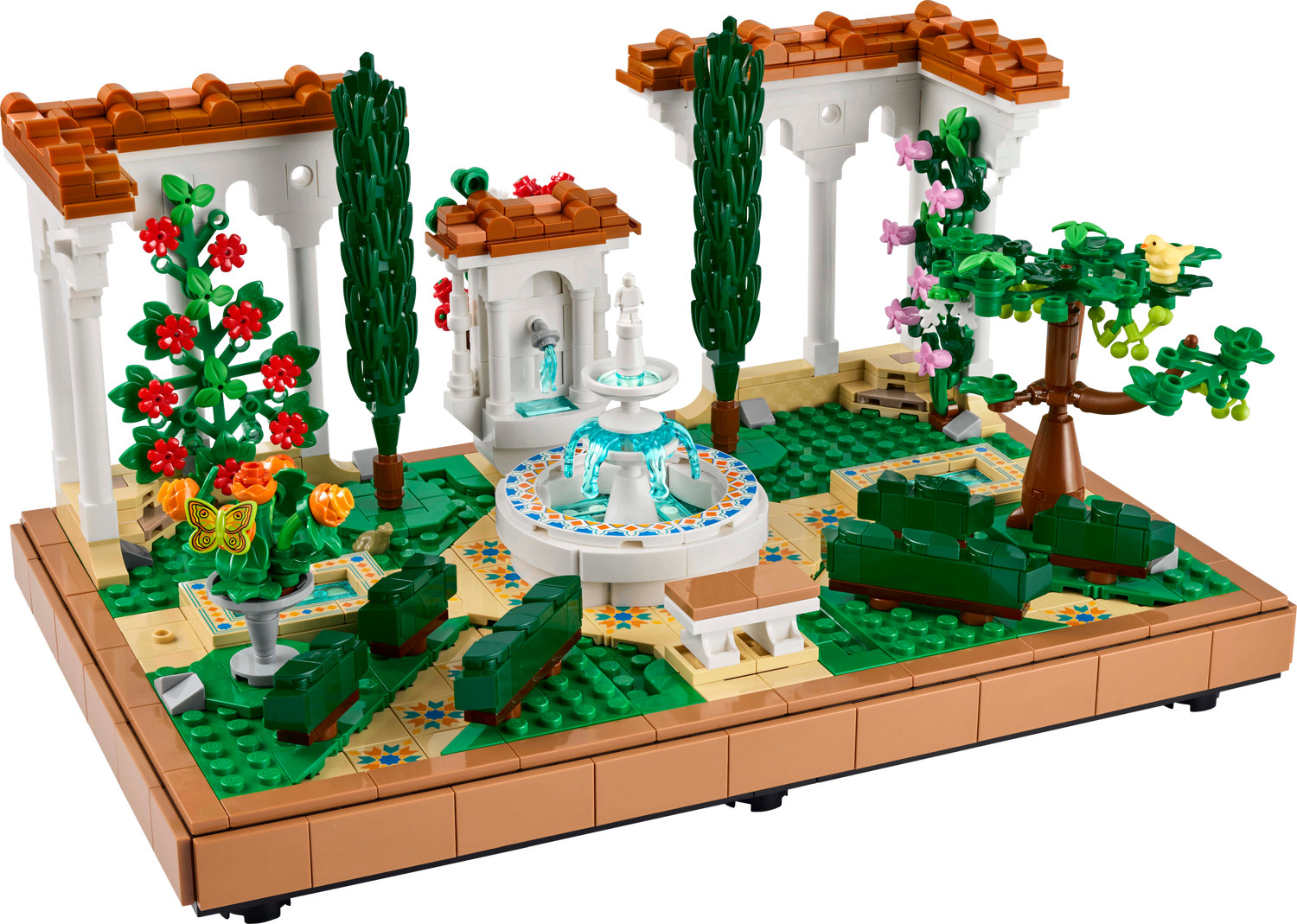 LEGO&reg; Icons Springbrunnengarten 