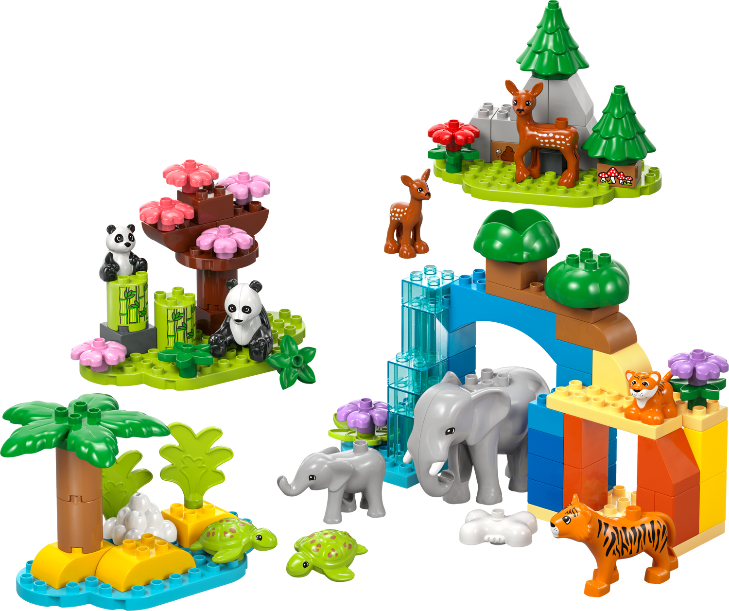 Duplo&reg; DUPLO&reg; Wildtier-Familien 3-in-1-Set 