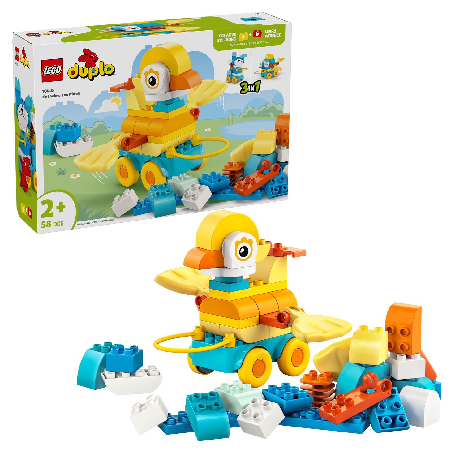 Duplo&reg; DUPLO&reg; Tiere auf R&auml;dern 3-in-1-Set 