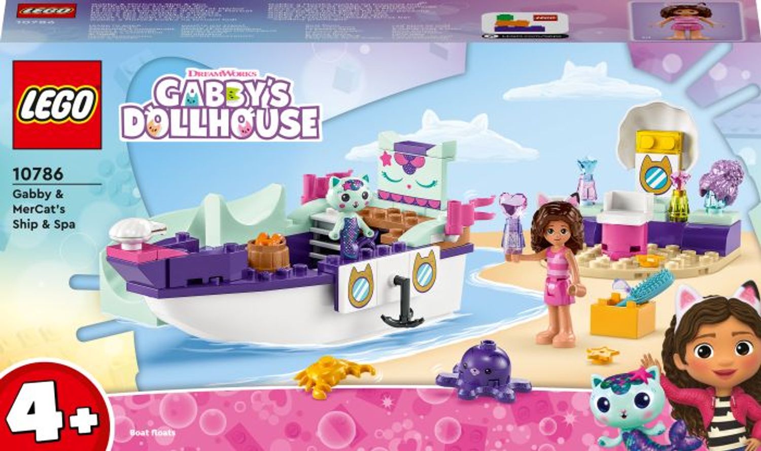 Duplo&reg; Gabby's Dollhouse Gabbys und Meerk&auml;tzchens Schiff und Spa 