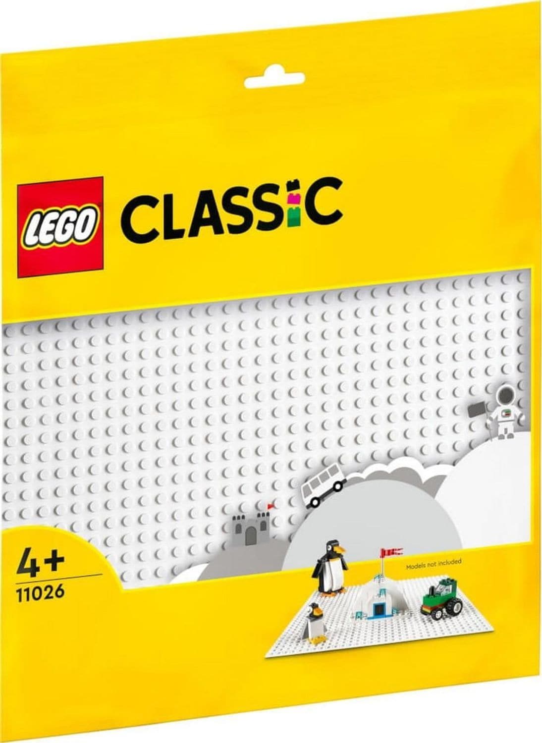 LEGO&reg; Classic Wei&szlig;e Bauplatte 