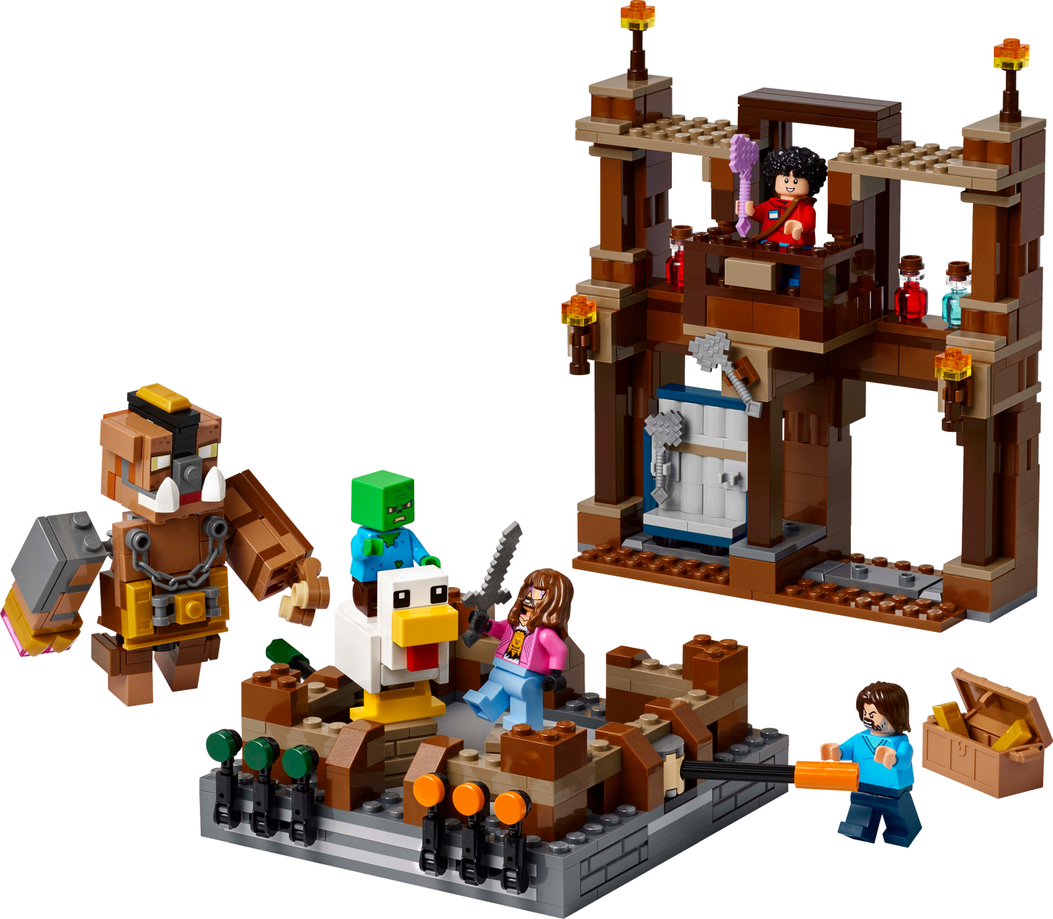LEGO® Waldanwesen mit Boxring
