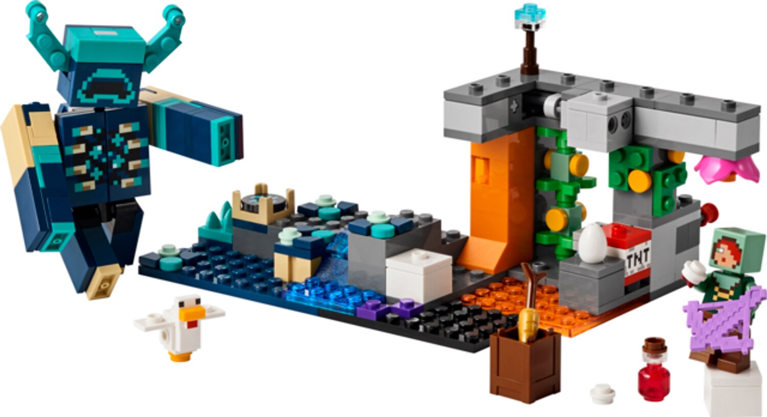 LEGO® Minecraft Rencontre avec le gardien 21274