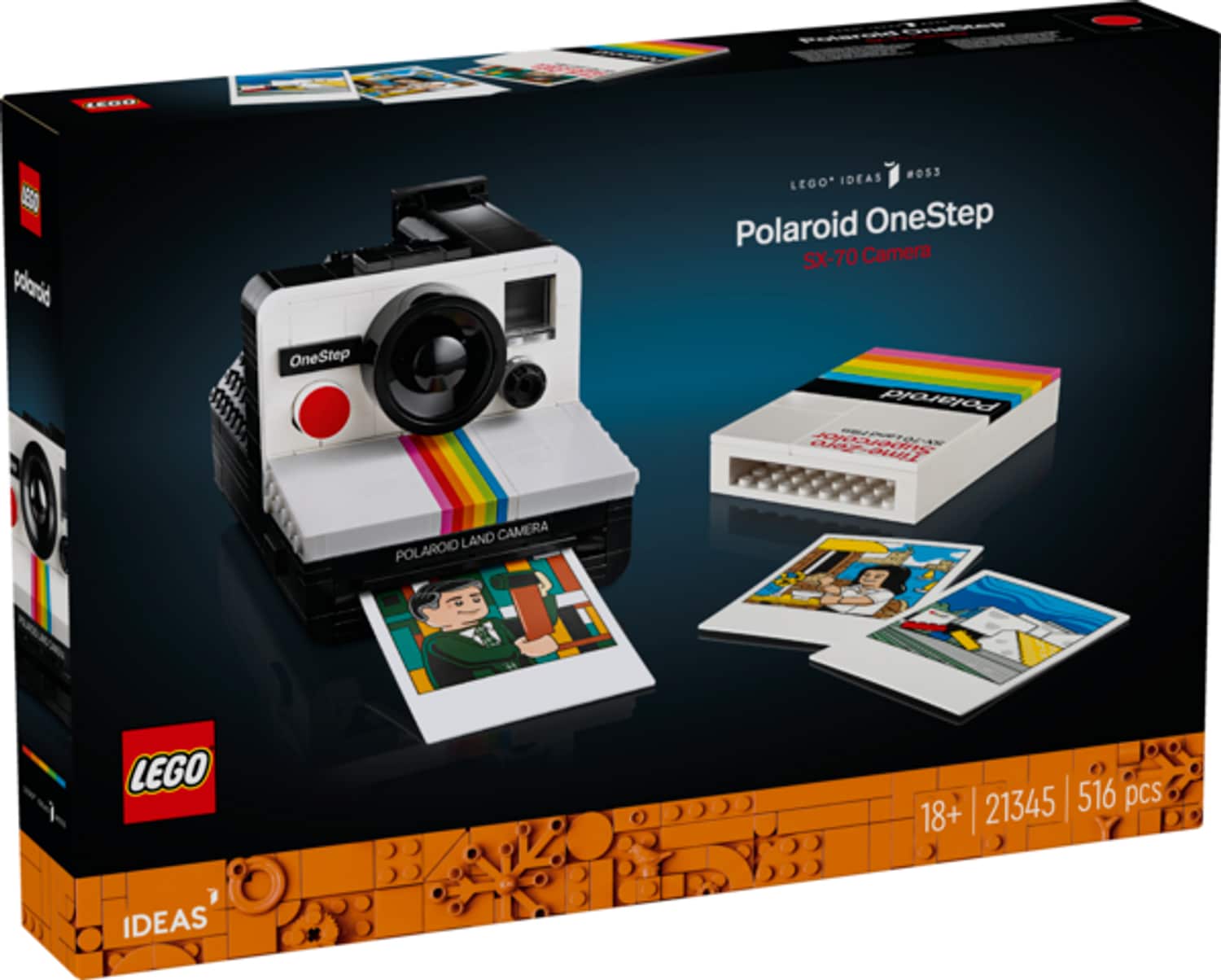 LEGO&reg; Ideas Polaroid OneStep SX-70 Sofortbildkamera 