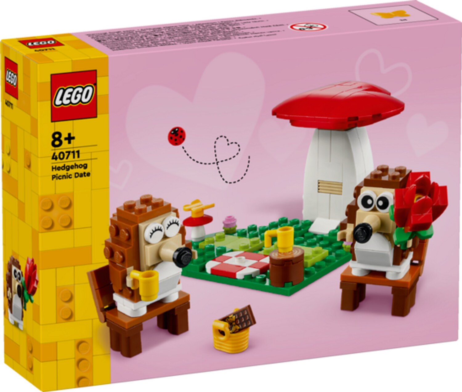 LEGO® Iconic Igel und ihr Picknick-Date