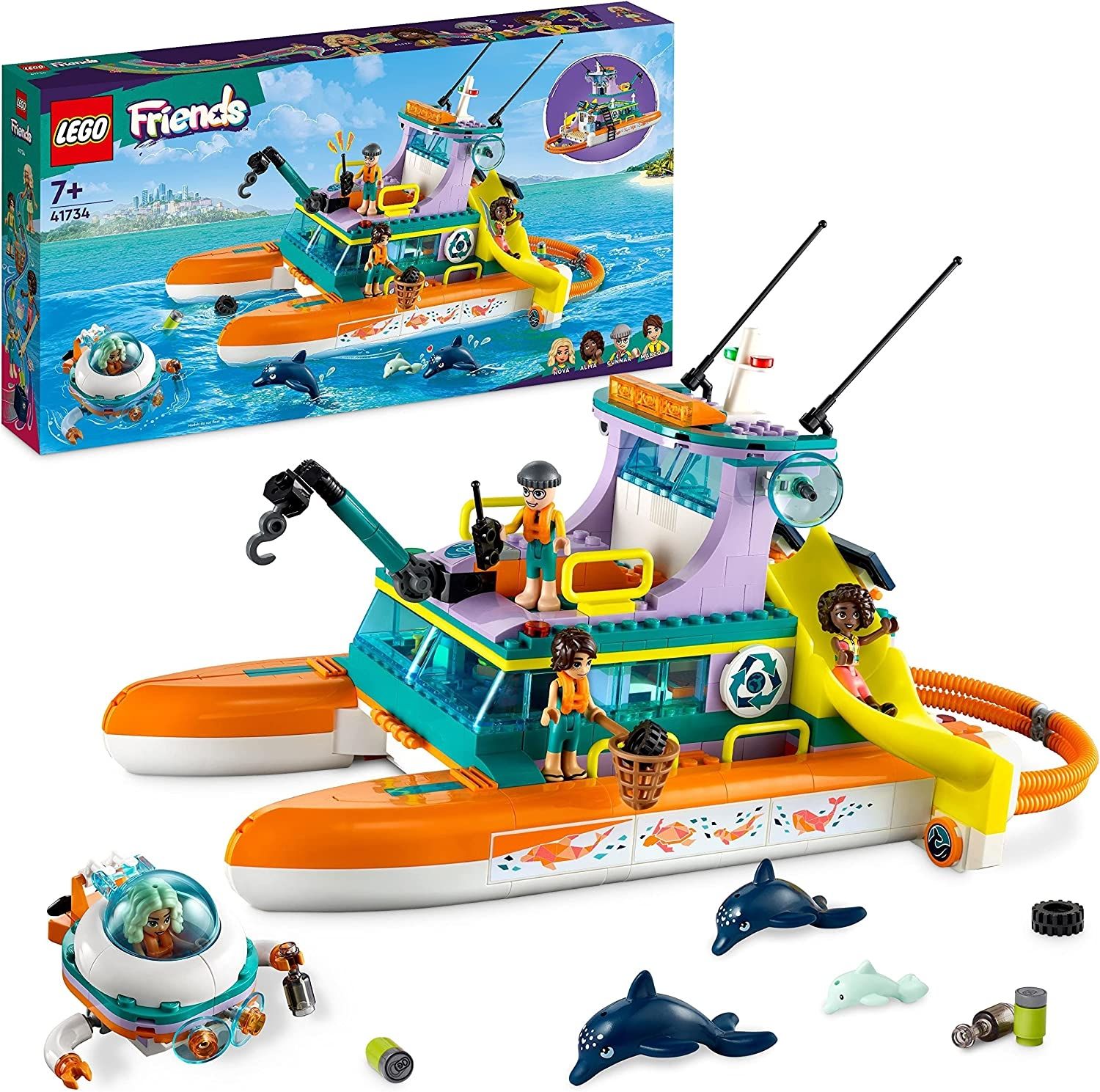 LEGO&reg; Friends Seerettungsboot 
