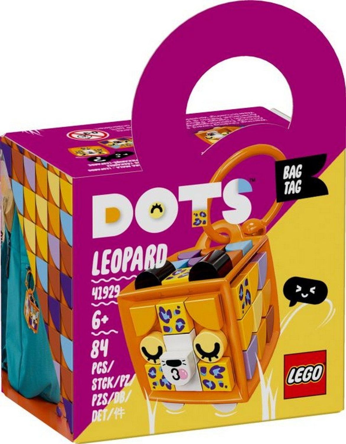 LEGO&reg; Dots Taschenanh&auml;nger Leopard 