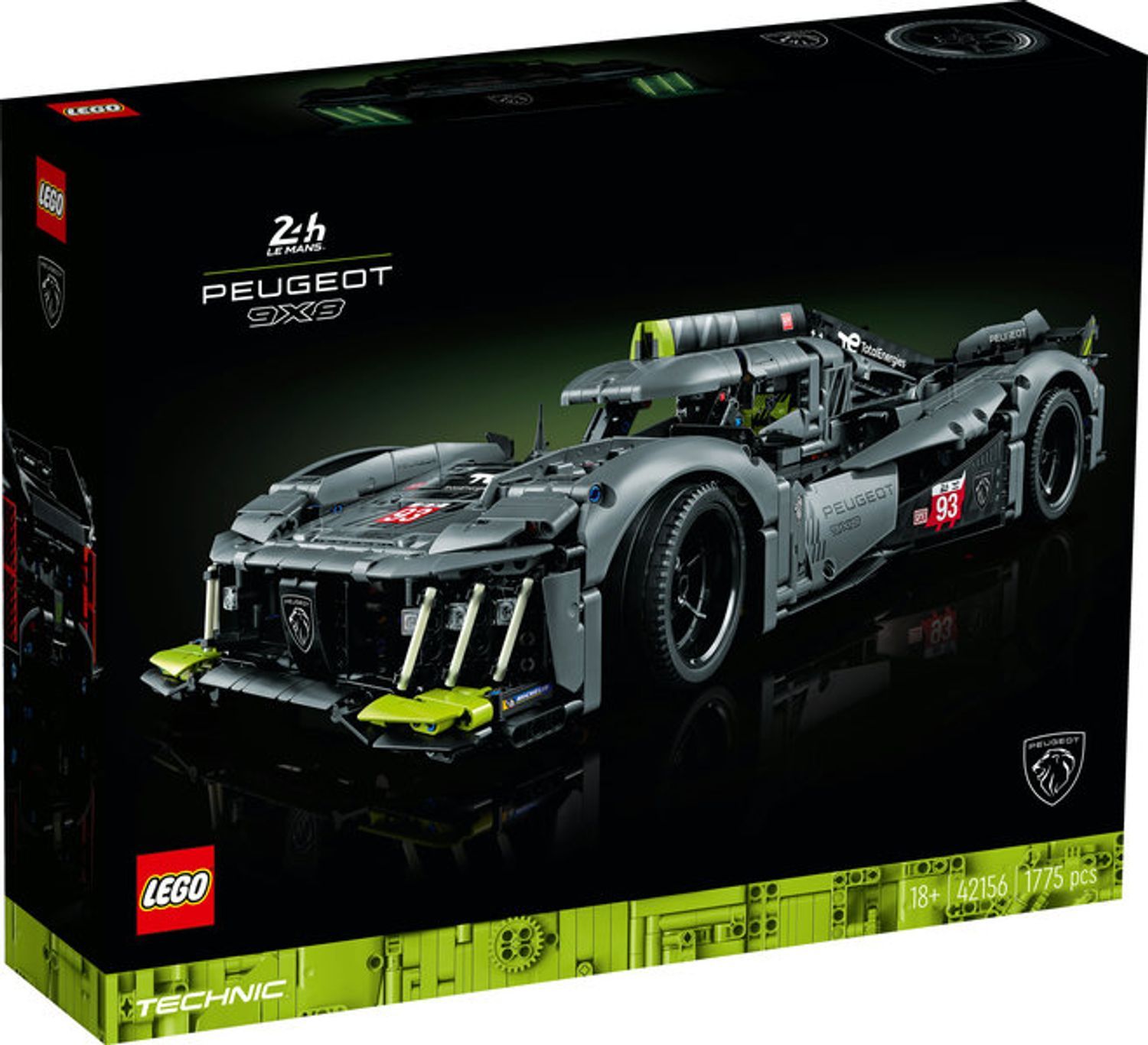 LEGO&reg; Technic PEUGEOT 9X8 24H Le Mans Hybrid Hypercar 