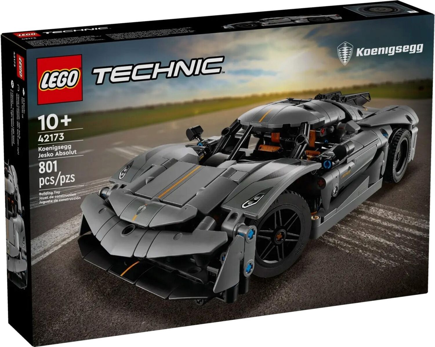 LEGO&reg; Technic Koenigsegg Jesko Absolut Supersportwagen in Grau 
