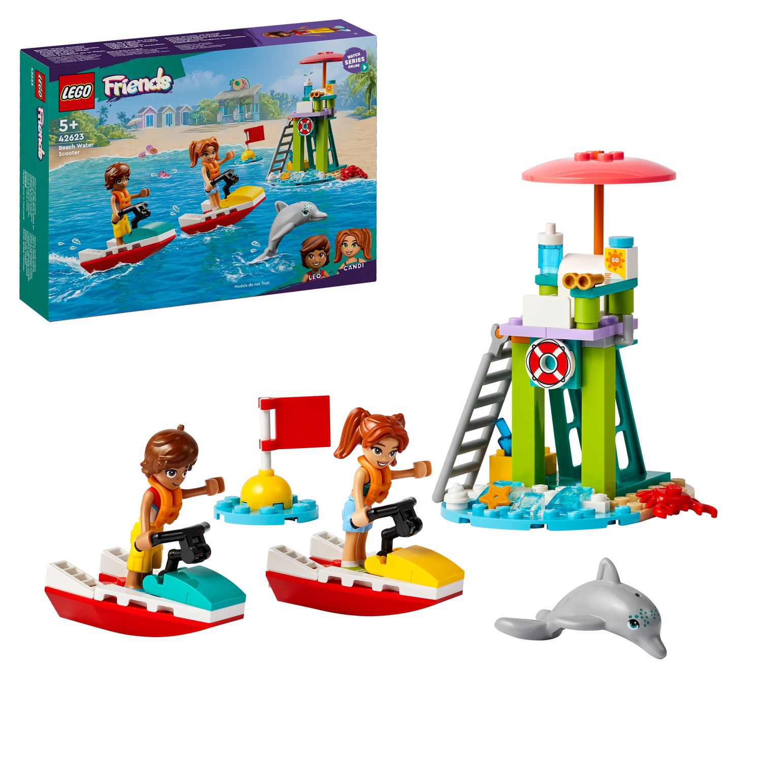 LEGO&reg; Friends Rettungsschwimmer Aussichtsturm mit Jetskis 