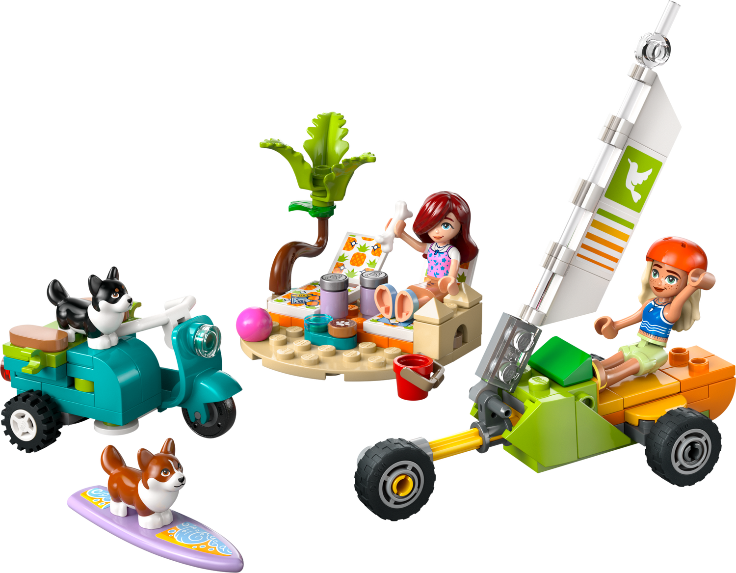 LEGO&reg; Friends Strandabenteuer mit Hunden 