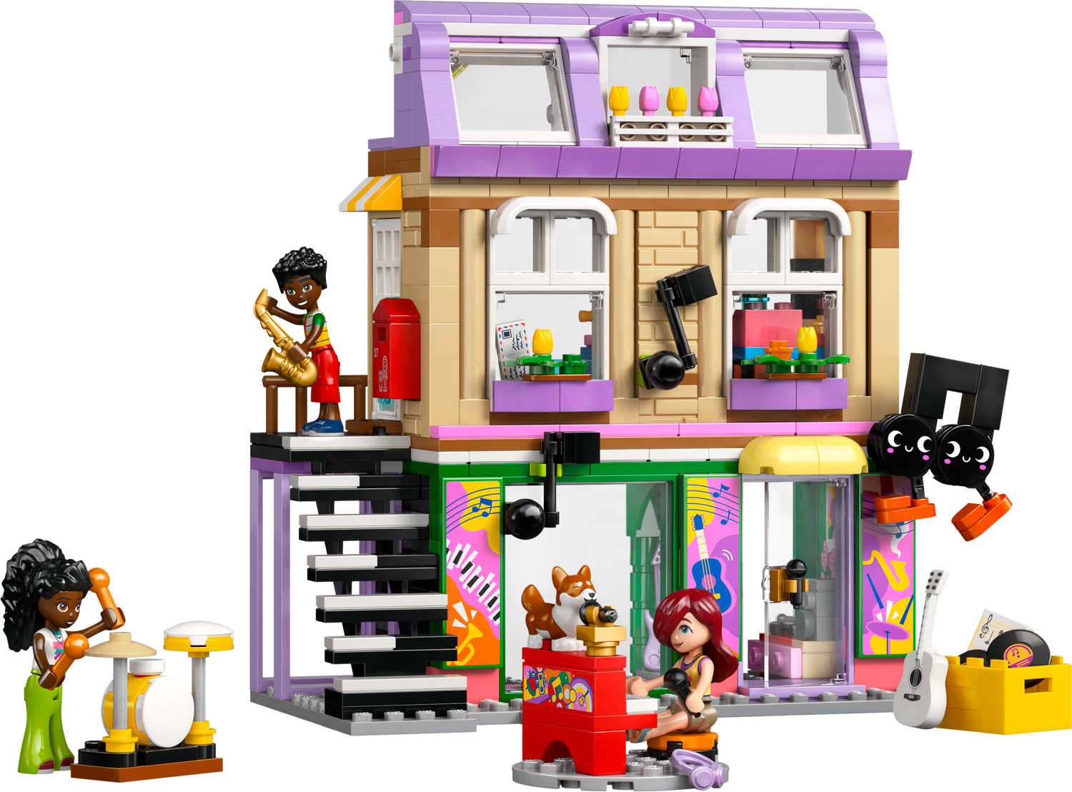 LEGO&reg; Musikladen & Wohnung 