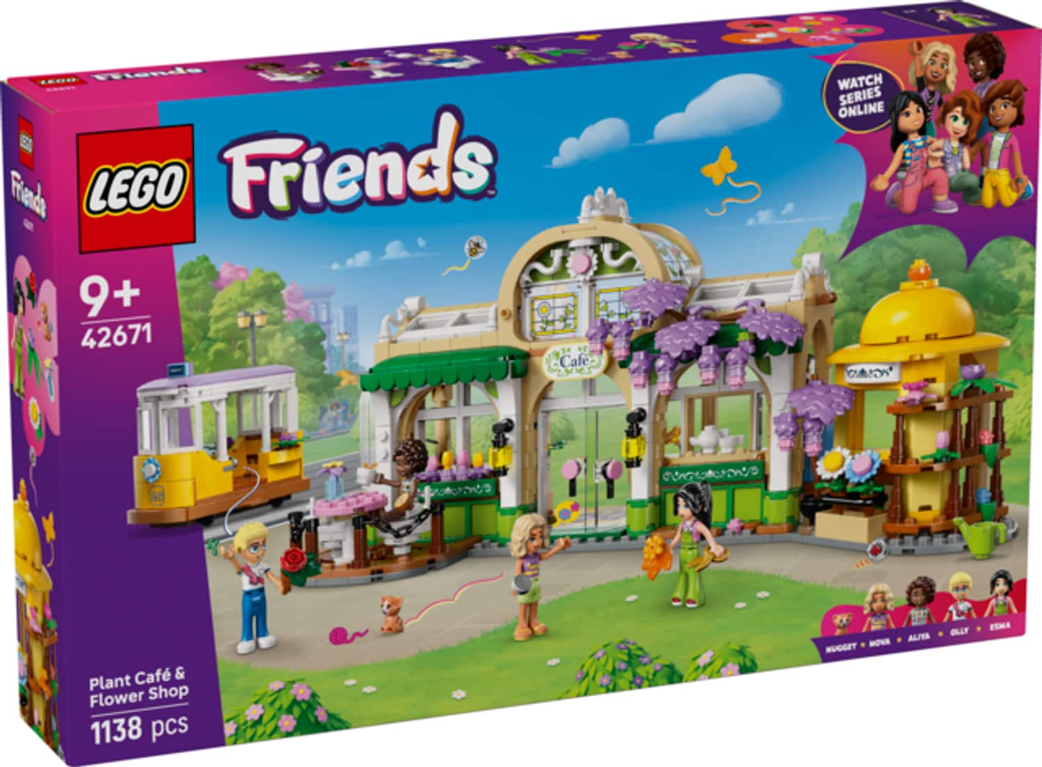 LEGO&reg; Friends Pflanzencaf&eacute; und Blumenkiosk 